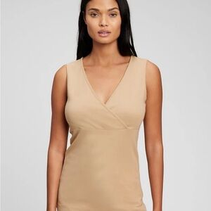 Maternity V-Neck Nursing Tank Top